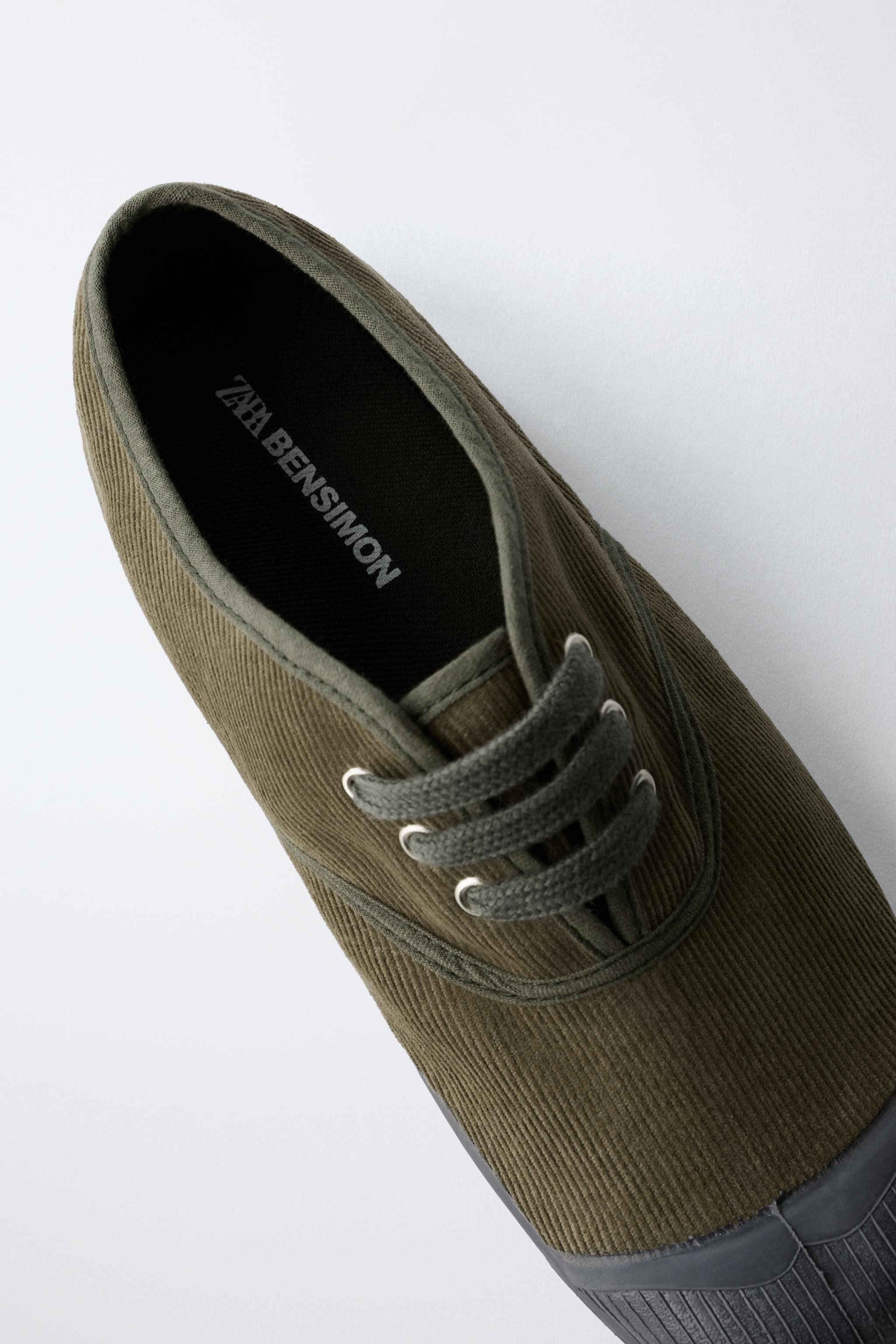 CORDUROY SNEAKERS BENSIMON ® X ZARA